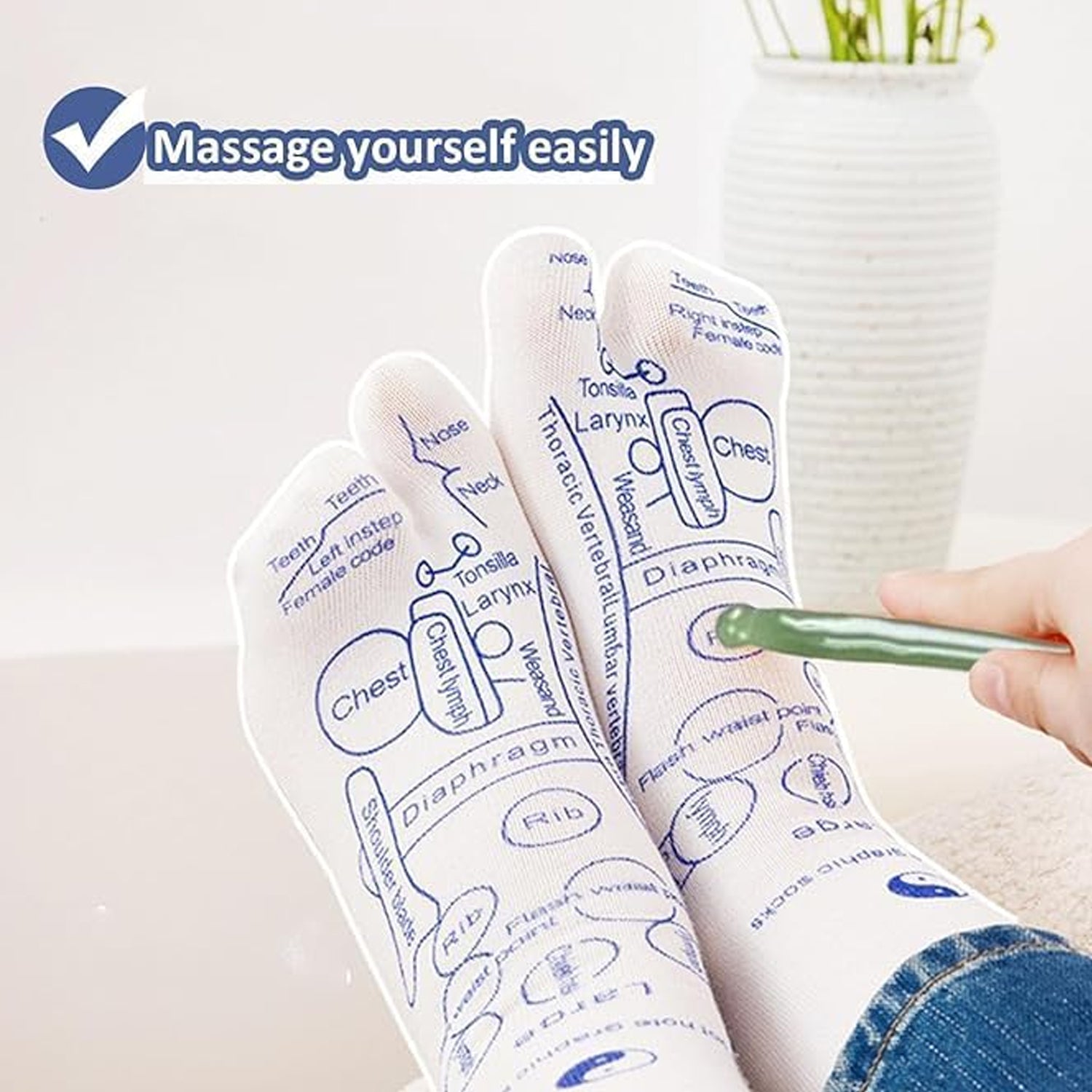 Full Reflexology Acupressure Therapy Socks Set (1 Set) Full Reflexology Acupressure Therapy Socks Set (1 Set)